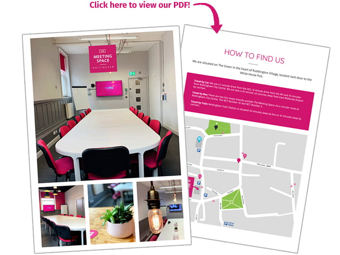 Meeting Space Nottingham Directions